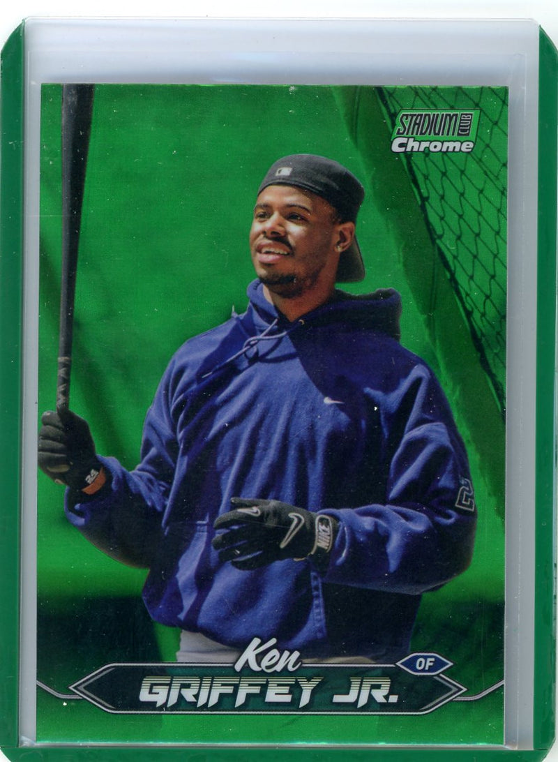 Ken Griffey Jr. 2024 Topps Stadium Club Chrome green refractor SP