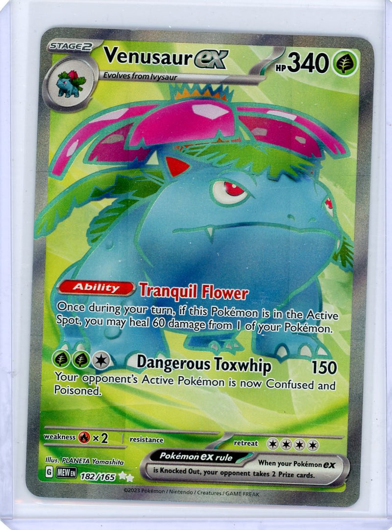 Venusaur EX Ultra Rare 182/165 Holo