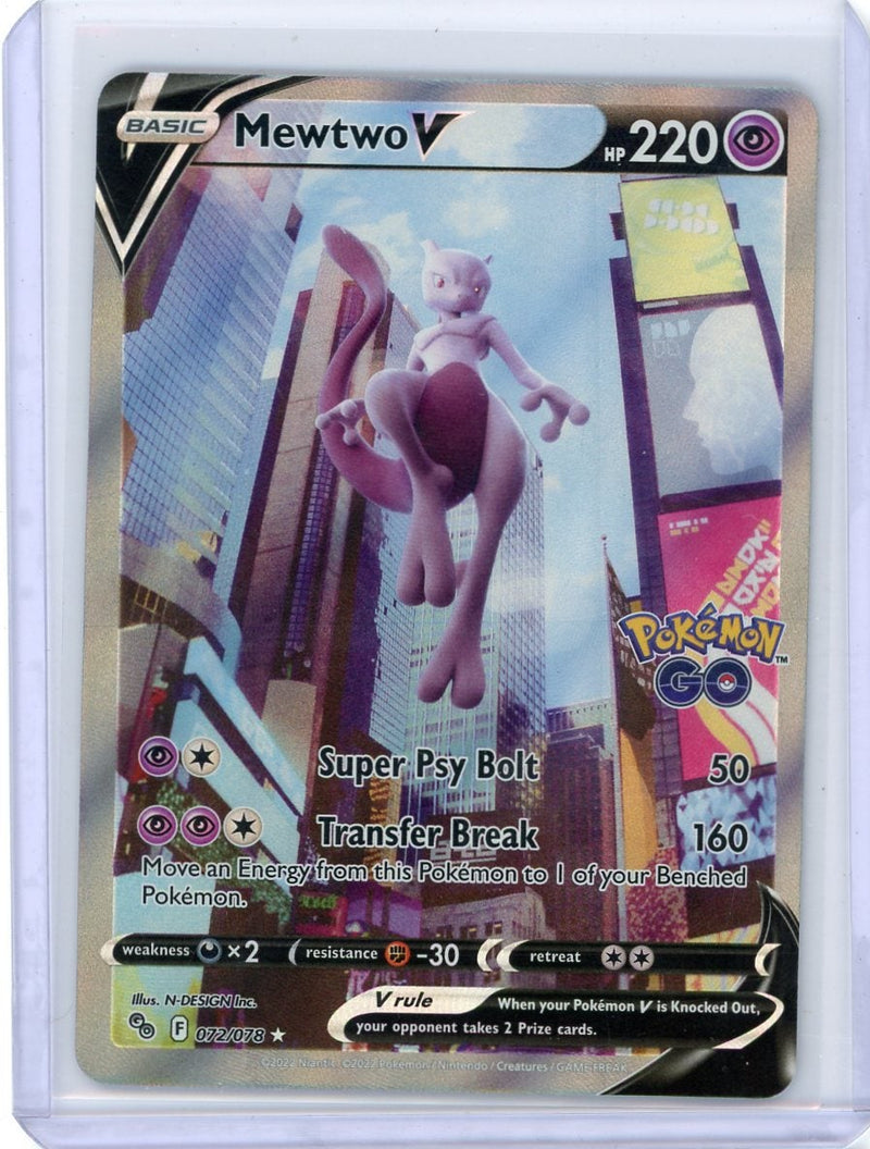 Mewtwo V Pokémon Go Alternate Full-Art 