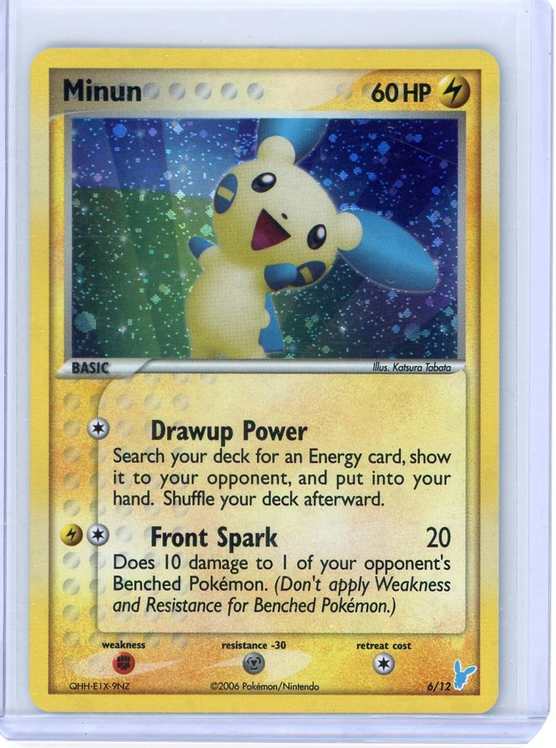 Minun 2006 Pokemon holo 6/12