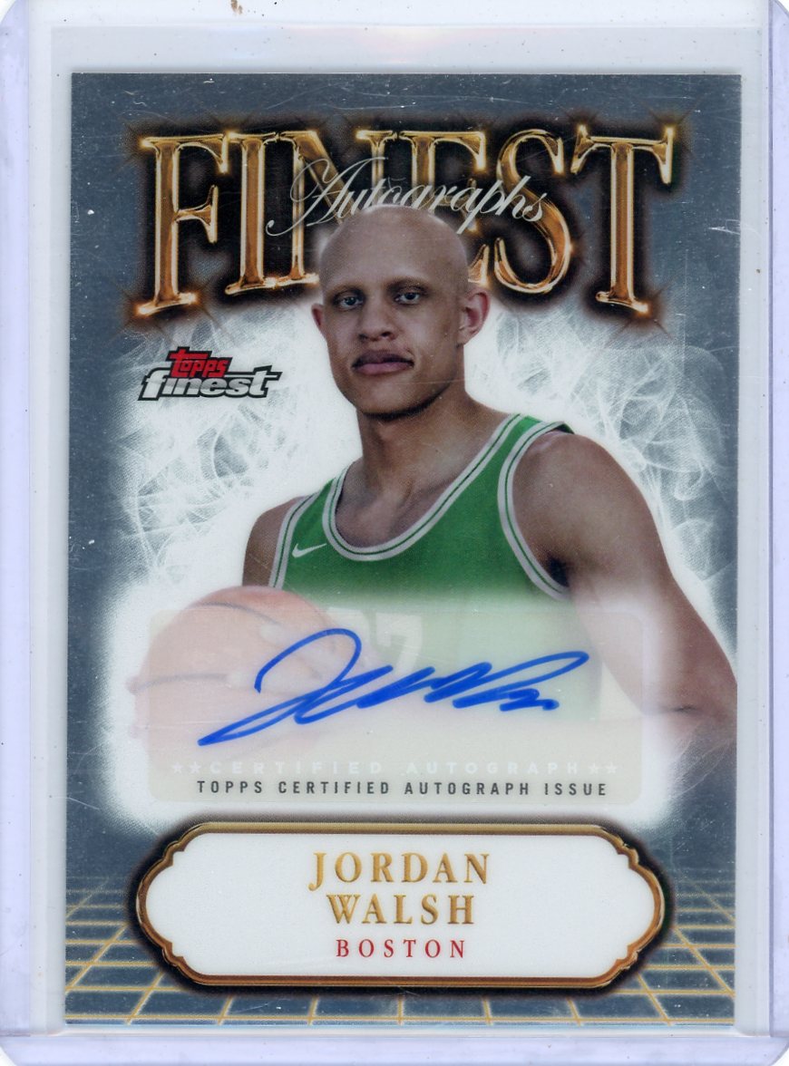 Jordan Walsh 2024-25 Topps Finest Autographs