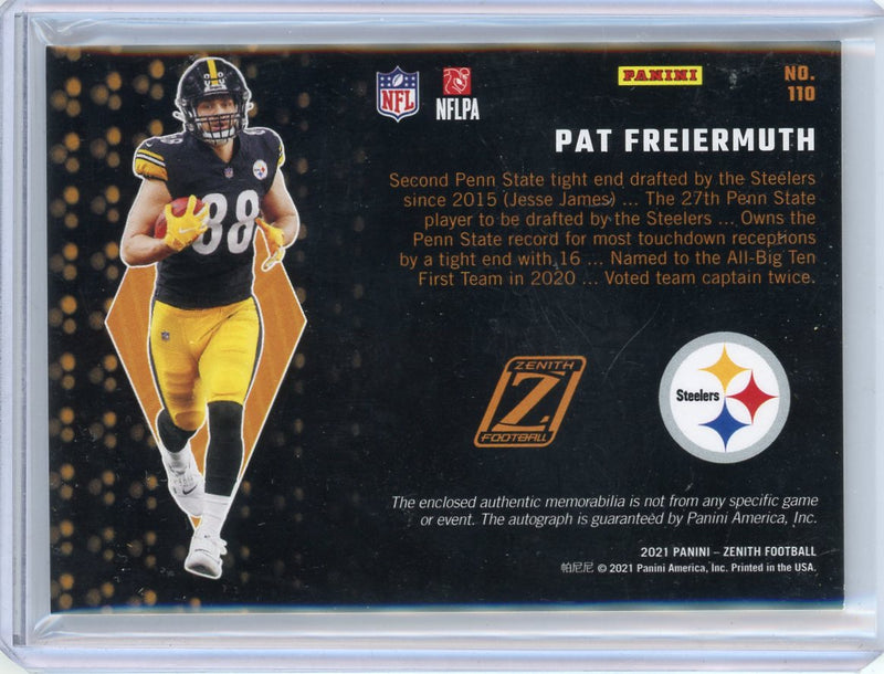 Pat Freiermuth 2021 Panini Zenith RPA 