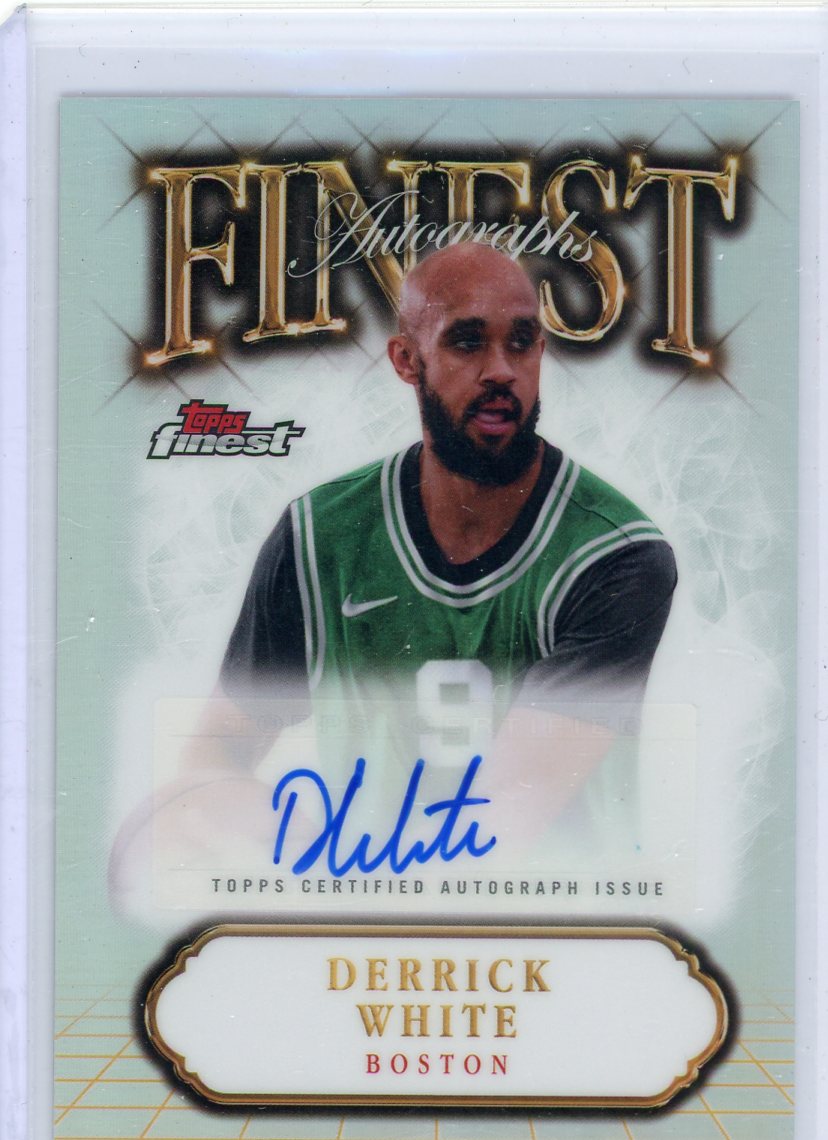 Derrick White 2024-25 Topps Finest Autographs