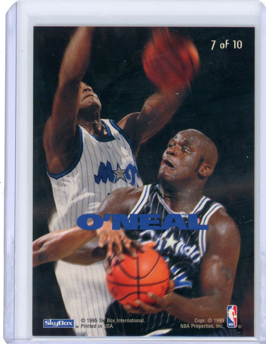 Shaquille O'Neal 1995 Skybox N-Tense