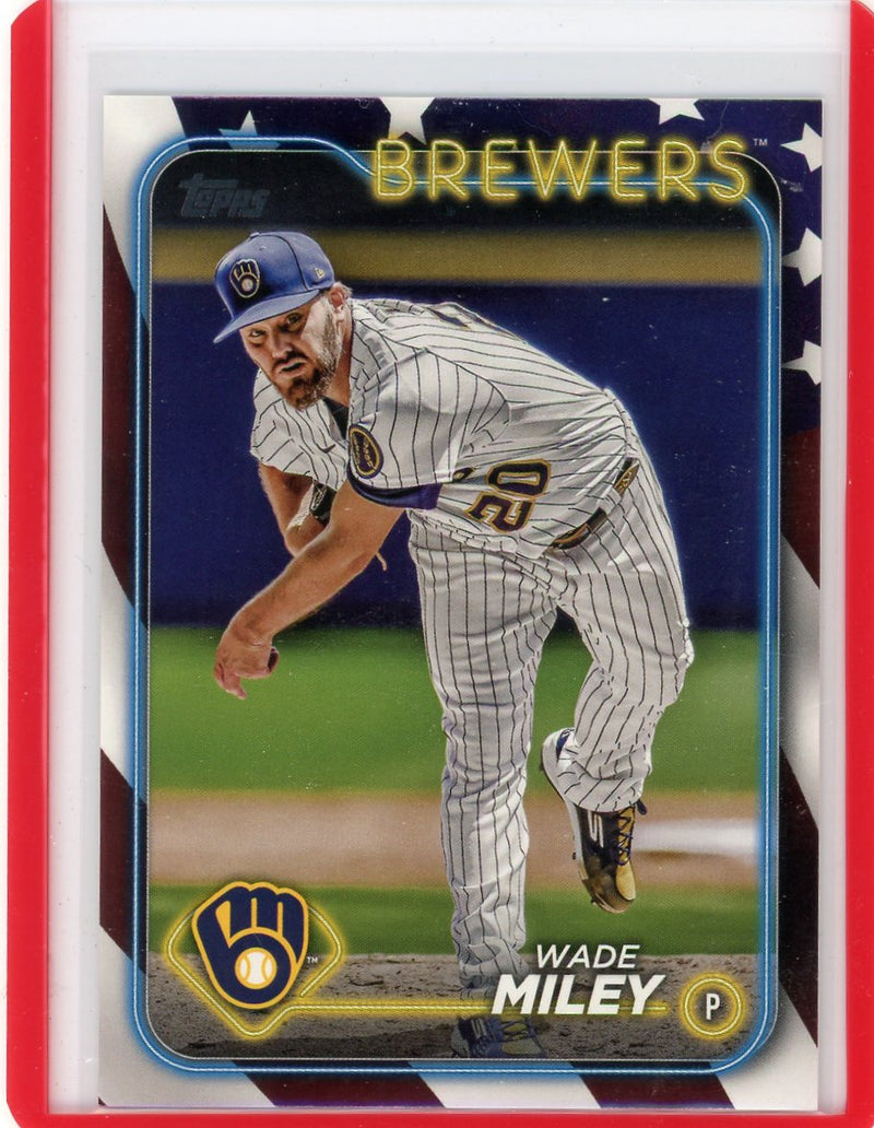 Wade Miley 2024 Topps Independence Day 