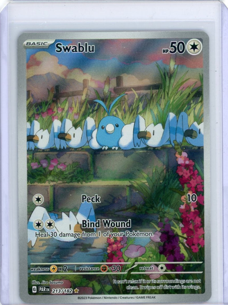 Swablu Pokémon Paradox Rift Illustration Rare 
