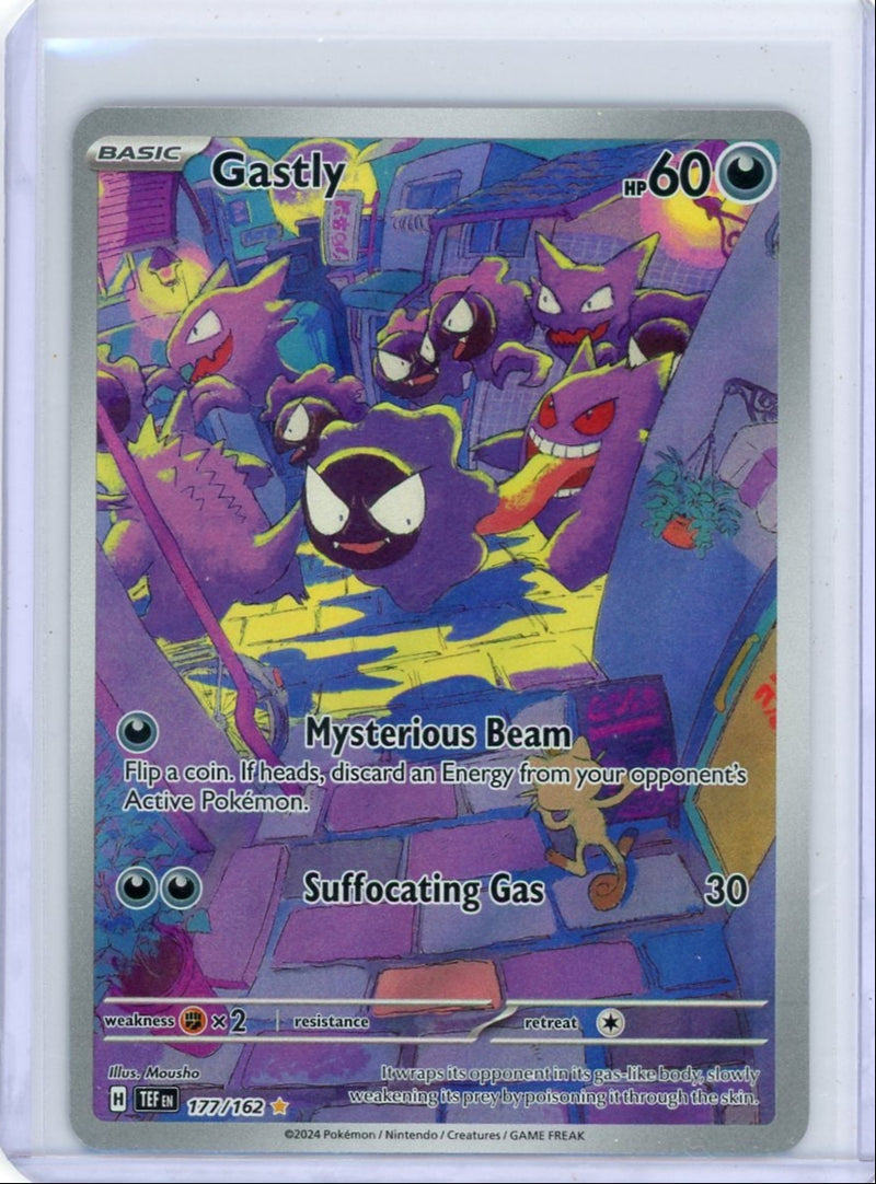 Gastly Pokémon Temporal Forces Illustration Rare 