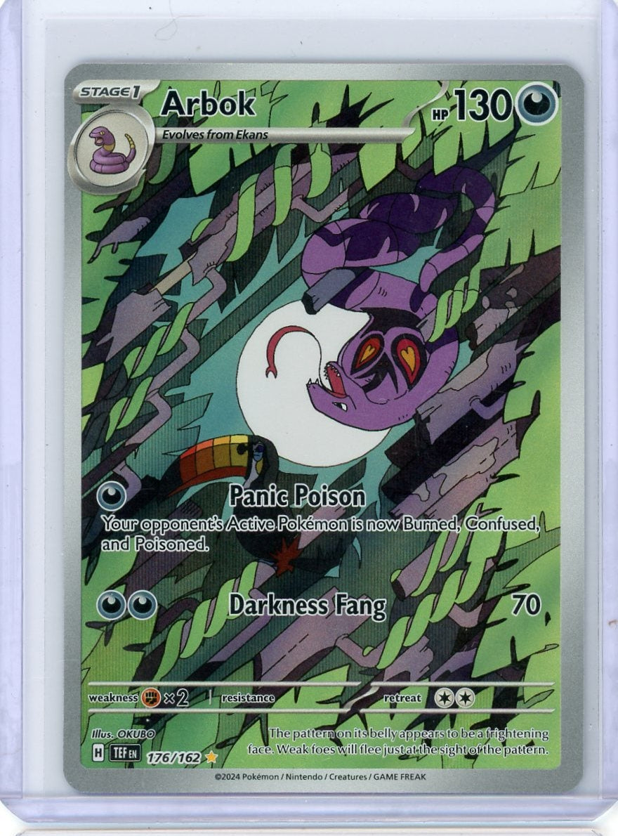 Arbok Pokémon Temporal Forces Illustration Rare #176/162