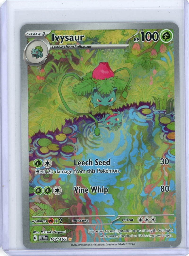 Ivysaur Pokémon 151 Illustration Rare 