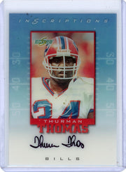 Thurman Thomas 1999 Score Inscriptions autograph
