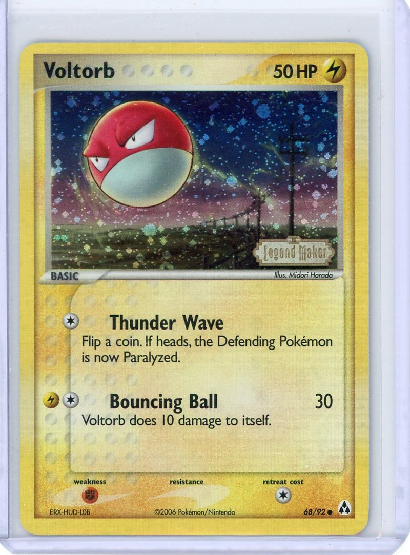 Voltorb 2006 Pokemon EX Legend Maker Reverse holo 68/92