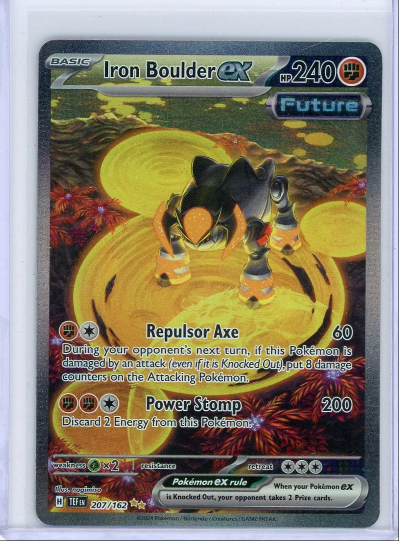 Iron Boulder ex Pokémon Temporal Forces Special Illustration Rare 