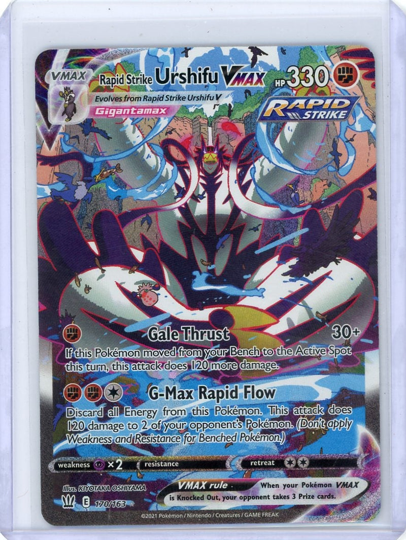 Rapid Strike Urshifu Vmax Pokémon Battle Styles Alternate Full-Art 