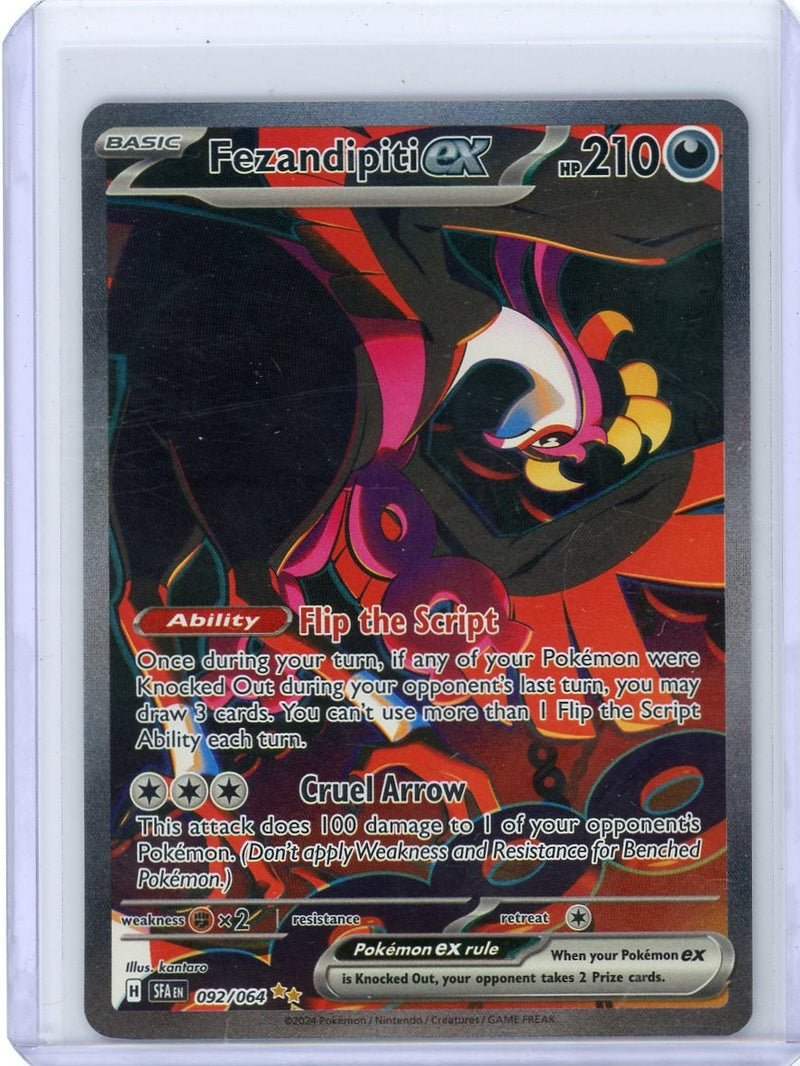 Fezandipiti ex Pokémon Shrouded Fable Special Illustration Rare 