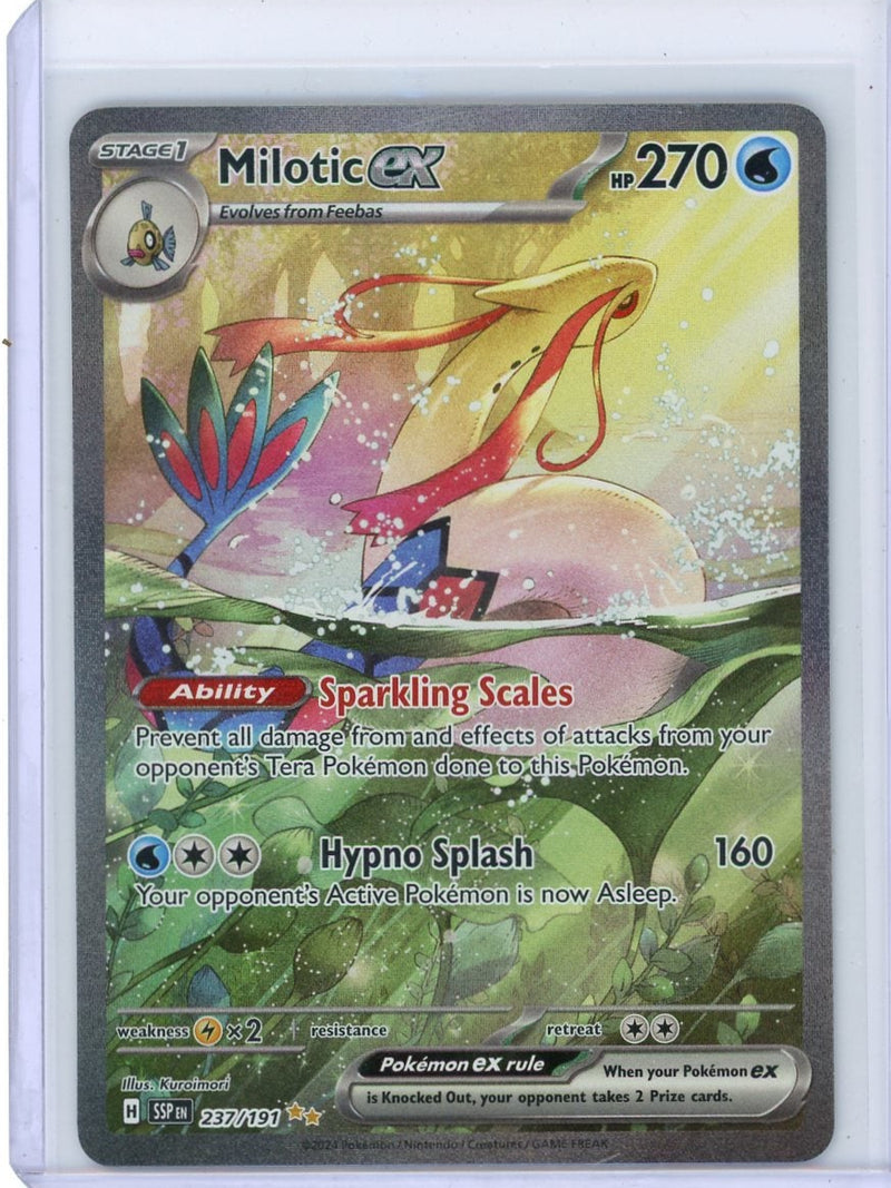 Milotic ex Pokémon Surging Sparks Special Illustration Rare 