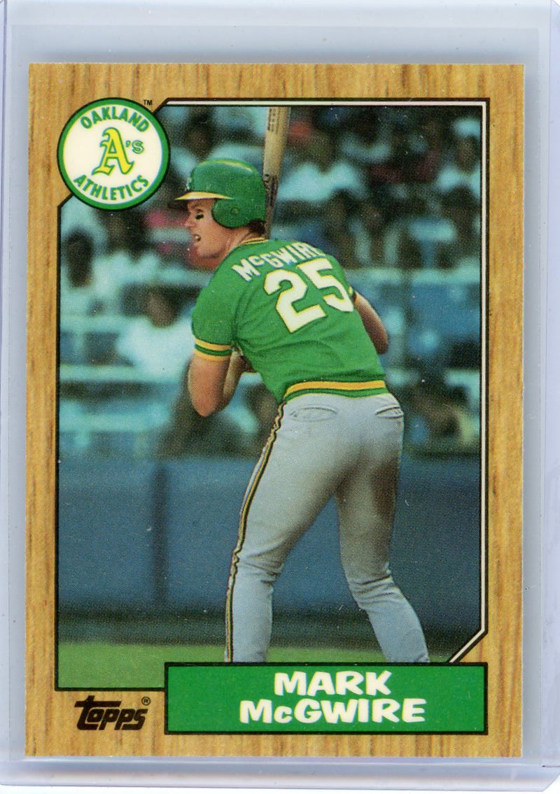 Mark McGwire 1987 Topps Tiffany 