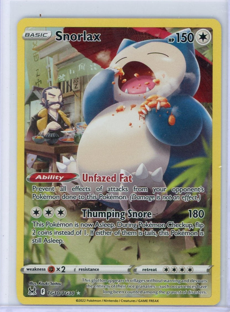 Snorlax Pokémon Lost Origin Trainer Gallery 