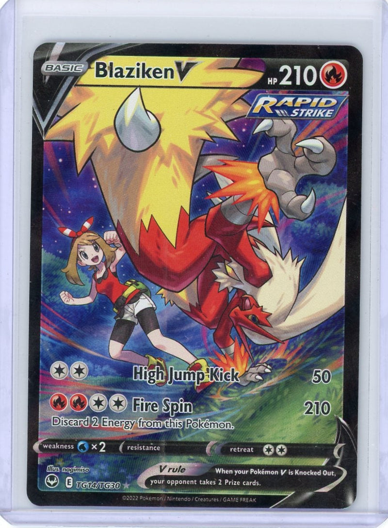 Blaziken V Pokémon Silver Tempest Trainer Gallery 
