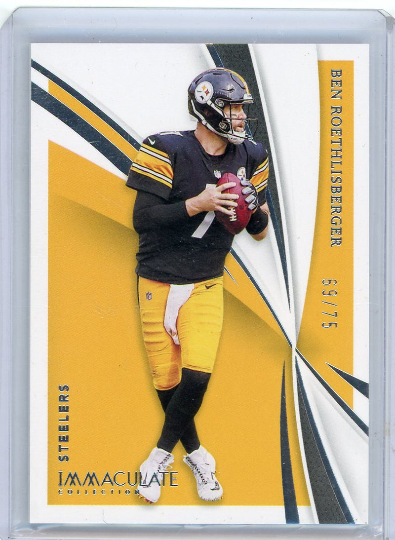 Ben Roethlisberger 2021 Panini Immaculate silver 