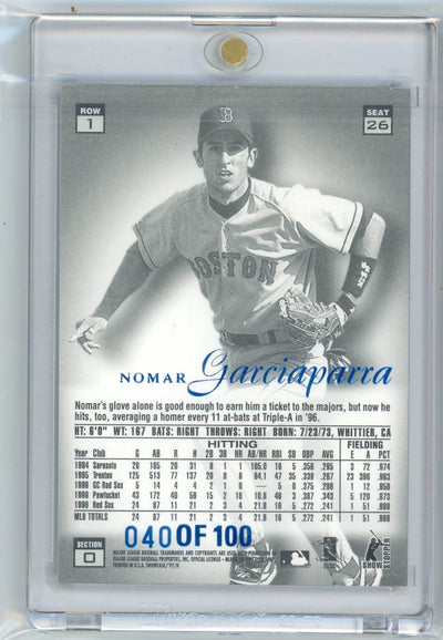 Nomar Garciaparra 1997 Flair Showcase Legacy Collection Row 1 #'d 040/100