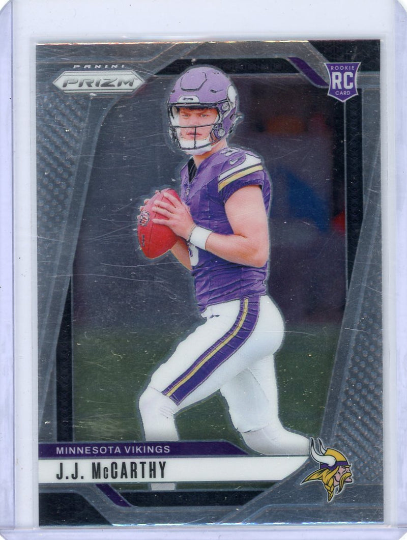 JJ McCarthy 2024 Panini Prizm rookie card