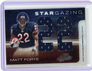 Matt Forte 2008 Donruss Absolute Memorabilia Star Gazing #22 auth. game-used jersey relic #'d 06/25