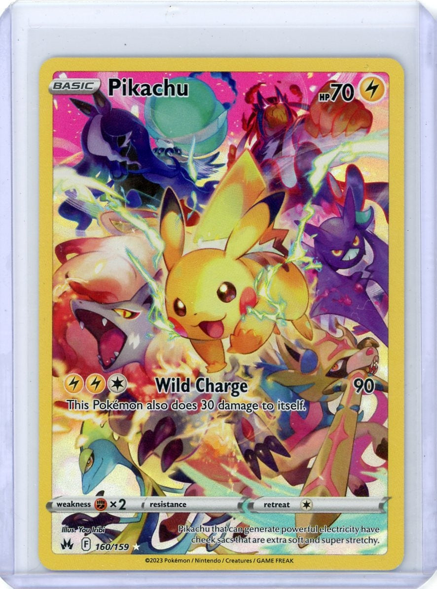 Pikachu Pokémon Crown Zenith Secret Rare #160/159