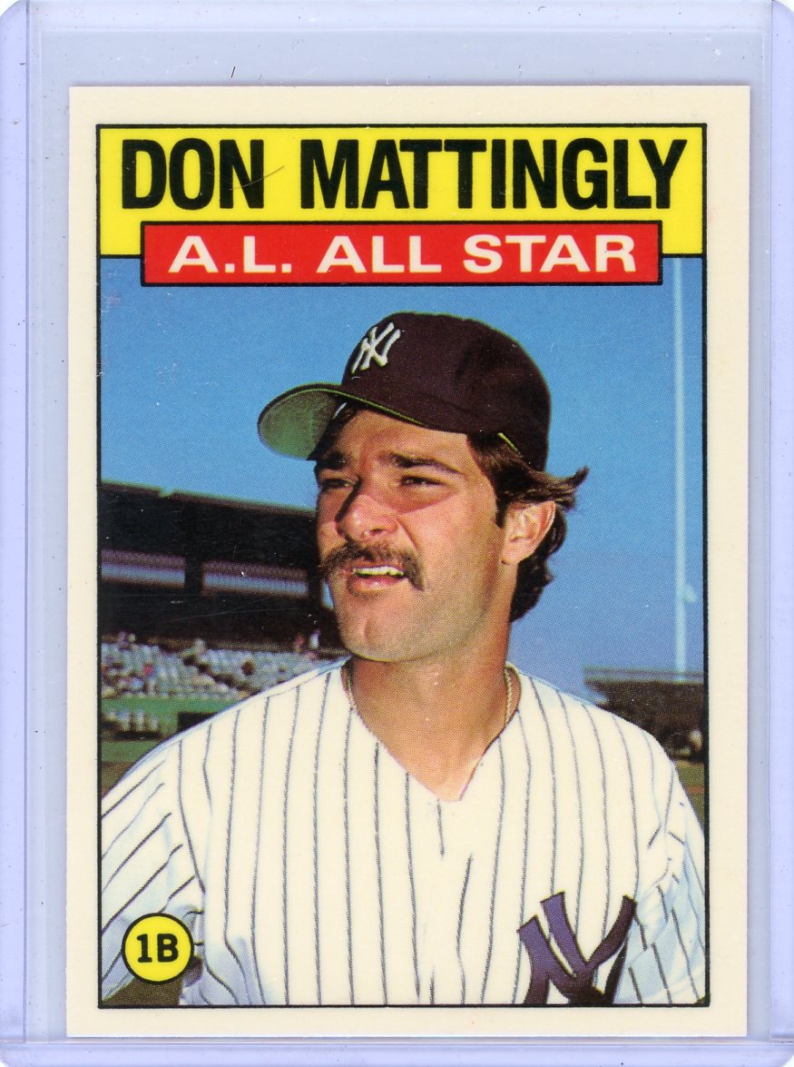 Don Mattingly 1986 Topps Tiffany A.L All Star