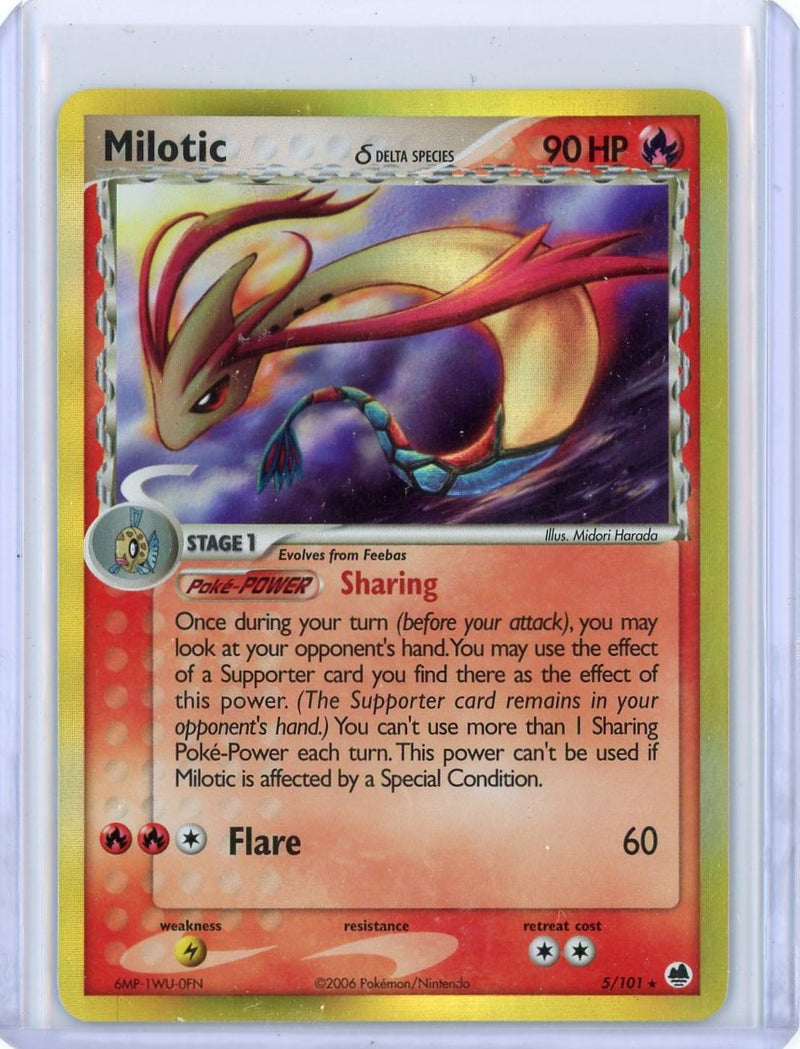 Milotic 2006 Pokemon Delta Species rare holo 5/101