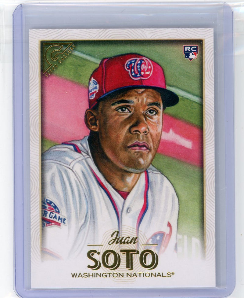 Juan Soto 2018 Topps Gallery Rookie Card