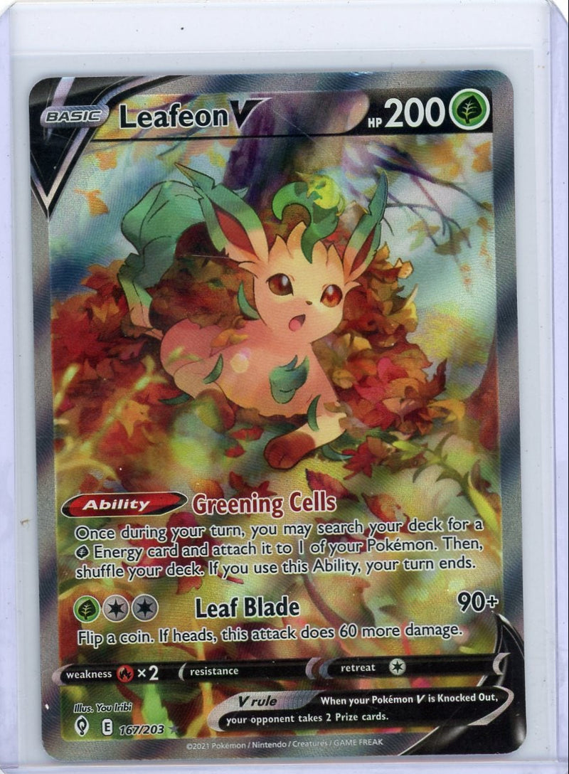 Leafeon V Pokémon Evolving Skies Alternate Full-Art 