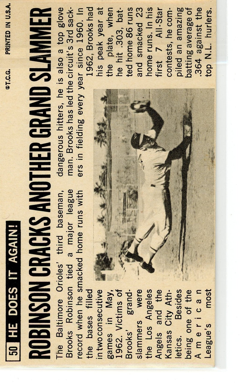 Brooks Robinson 1964 Topps Giants 