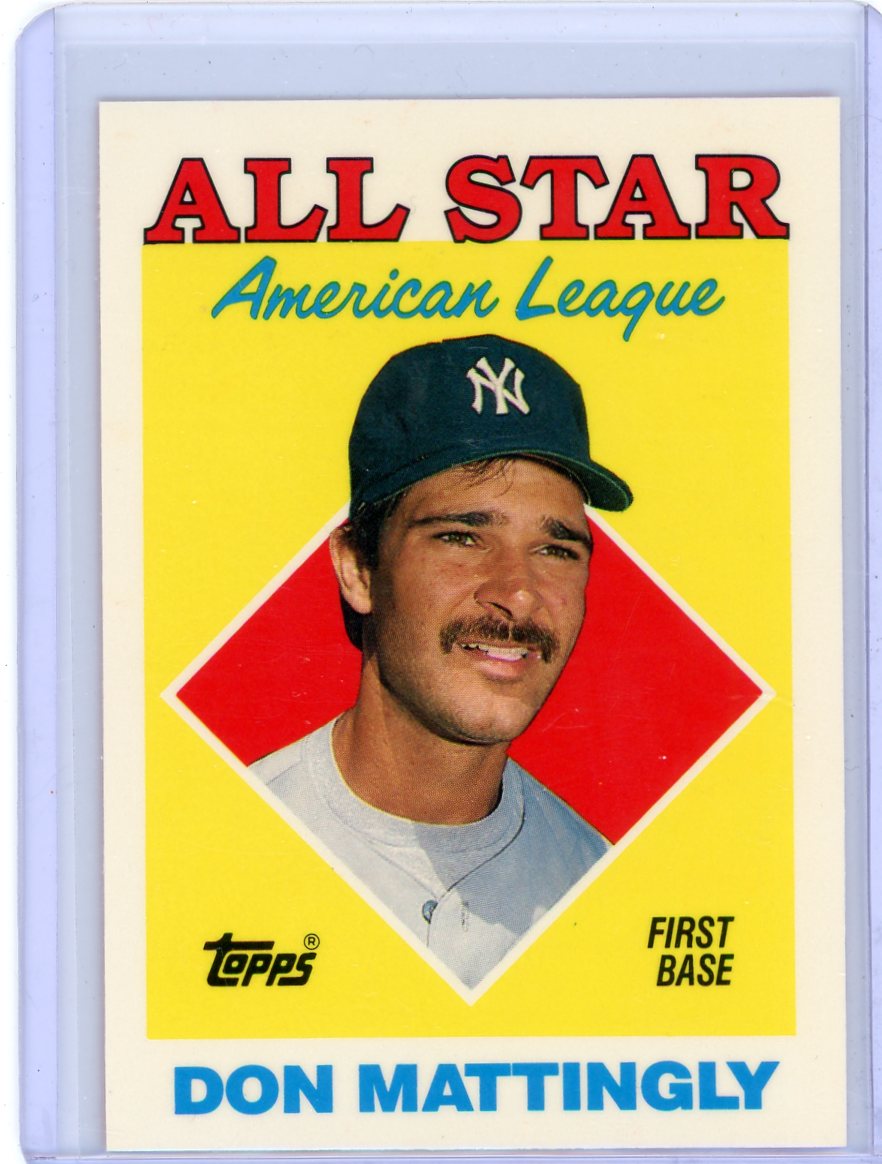 Don Mattingly 1988 Topps Tiffany All Star American League