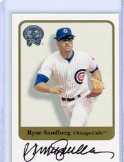 Ryne Sandberg 2001 Fleer Greats of the Game autograph