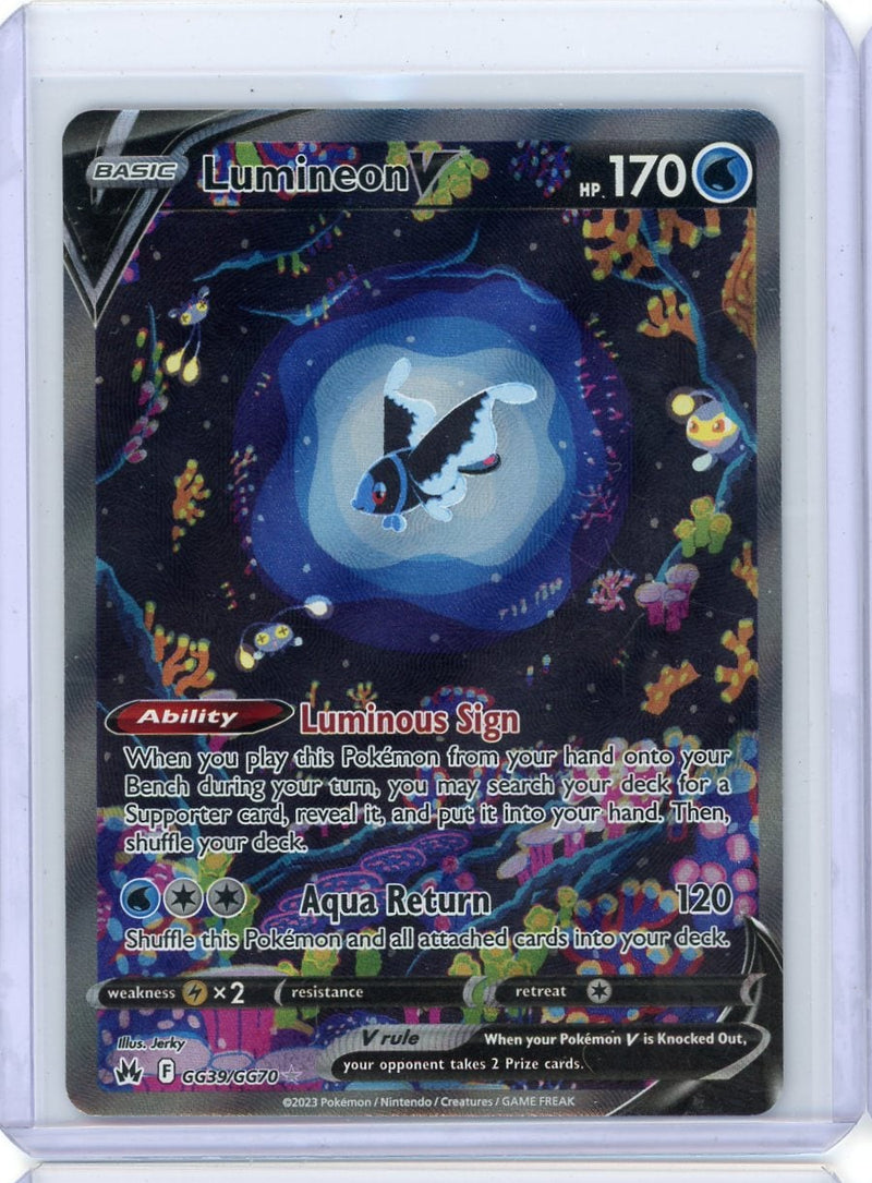 Lumineon V Pokémon Crown Zenith Galarian Gallery 