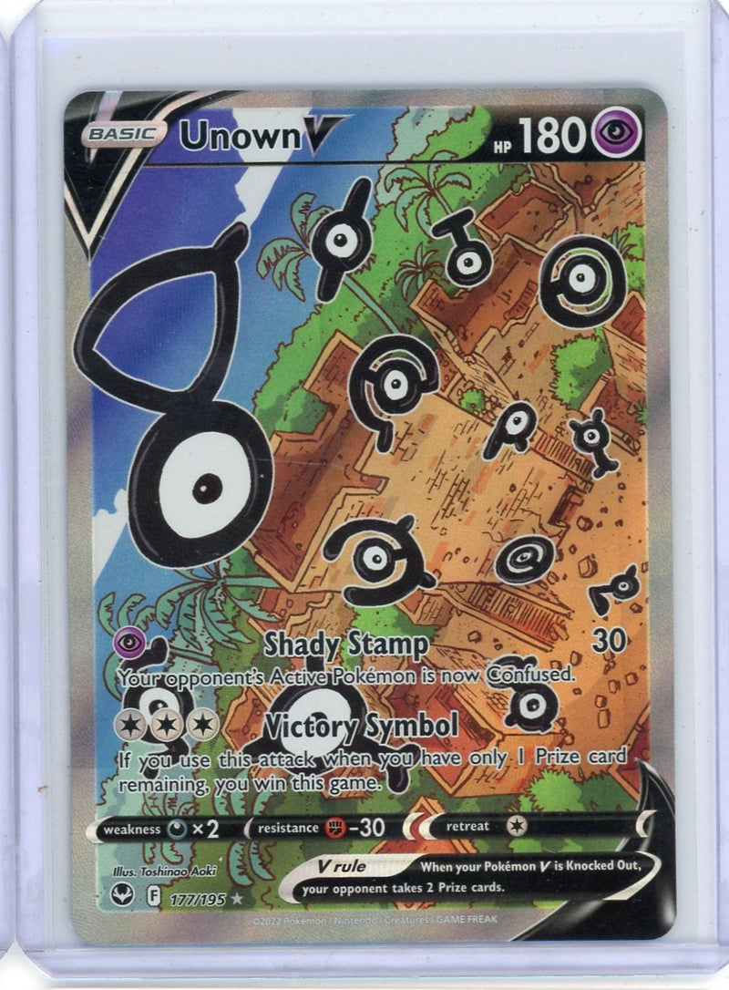 Unown V Pokémon Silver Tempest Alternate Full-Art 