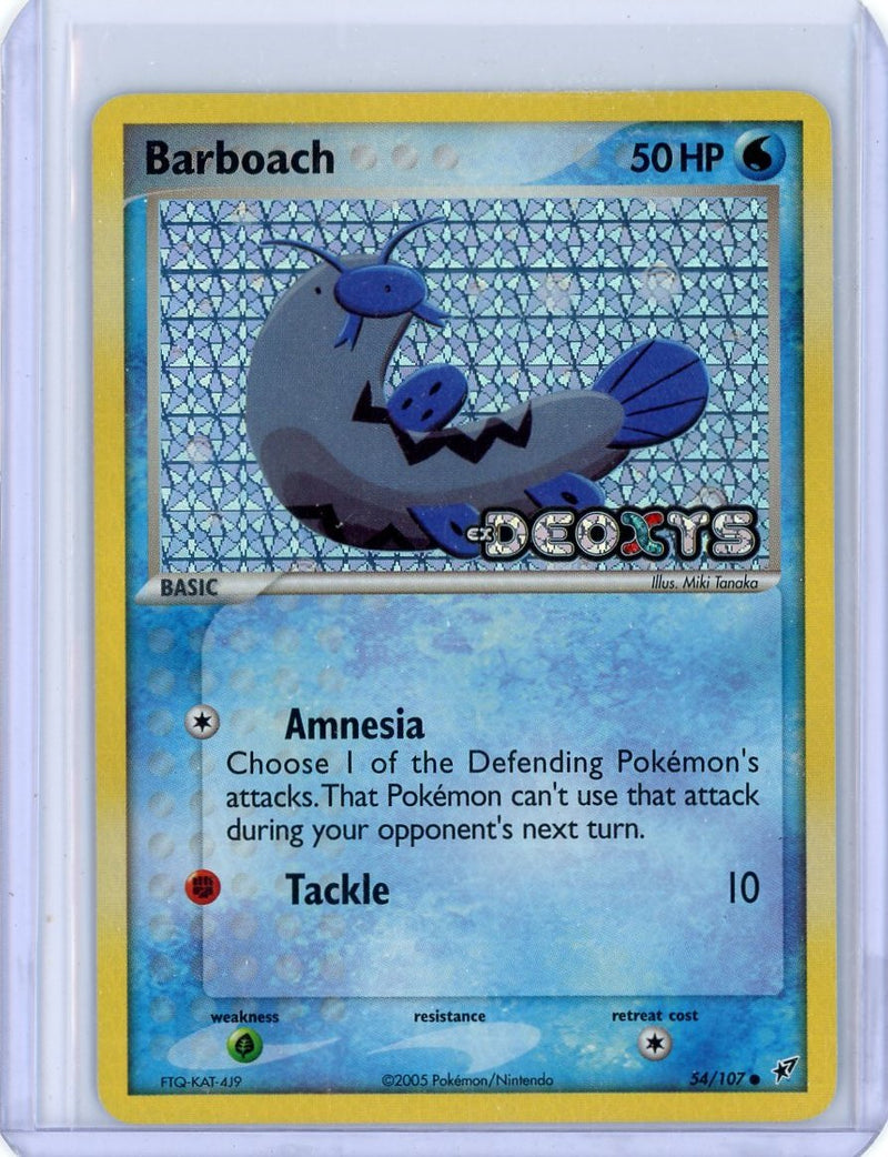 Barboach 2005 Pokemon EX Deoxys holo 54/107