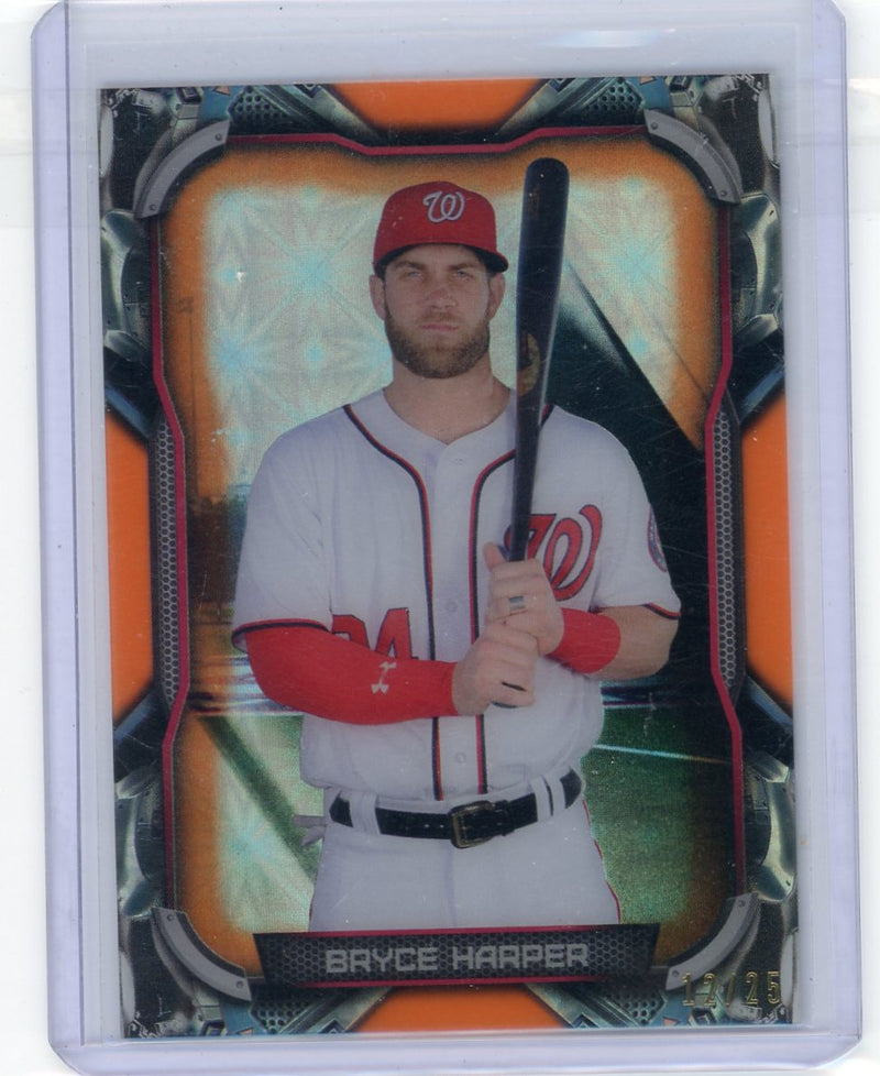 Bryce Harper 2018 Topps High Tek Portraitek Orange 