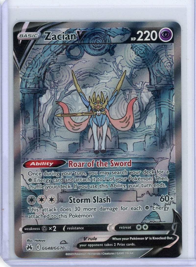Zacian V Pokémon Crown Zenith Galarian Gallery 