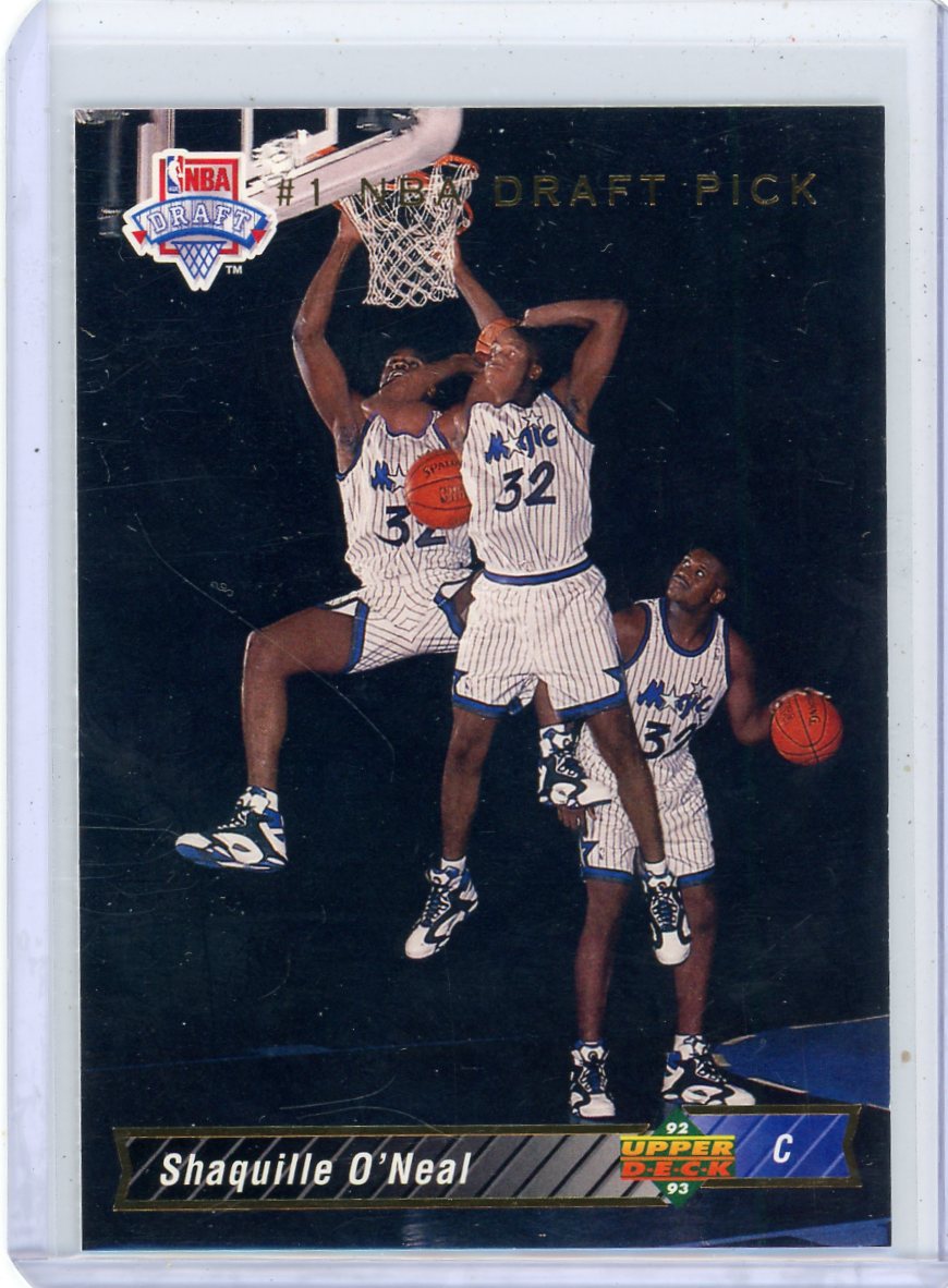 Shaquille O'Neal 1992-93 Upper Deck #1 NBA Draft Pick