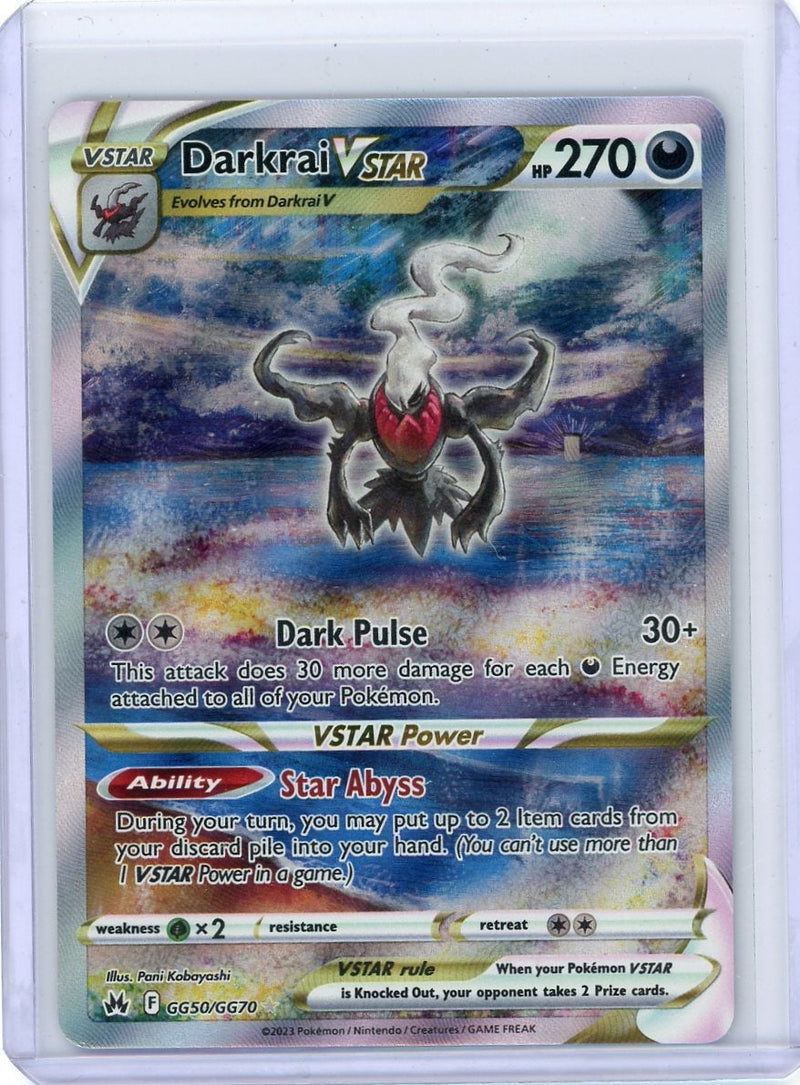 Darkrai Vstar Pokémon Crown Zenith Galarian Gallery 