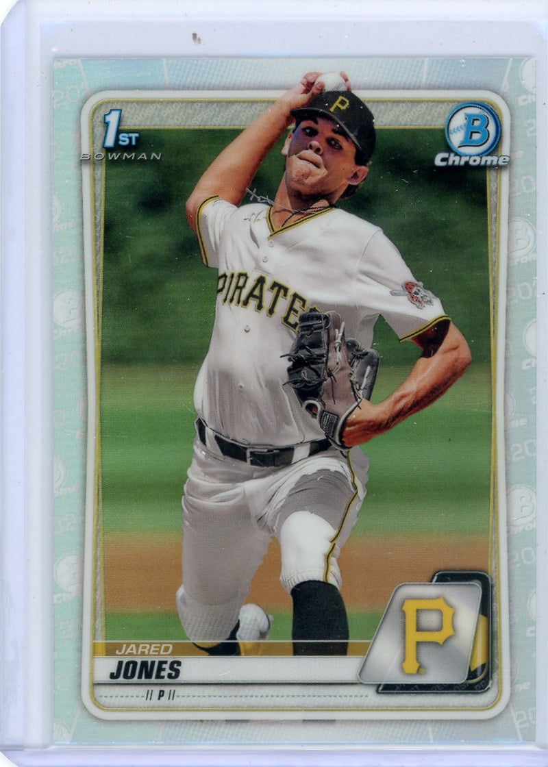 Jared Jones 2020 1st Bowman Draft Chrome refractor