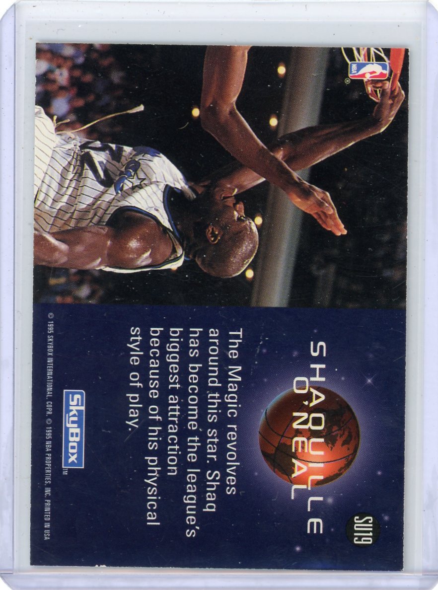 Shaquille O'Neal 1995 Skybox Slammin' Universe
