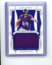 Mark Andrews 2022 Panini National Treasures Framed Fabric relic #'d 23/49