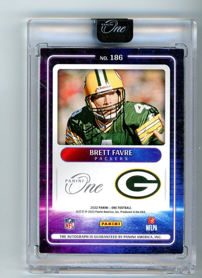 Brett Favre 2022 Panini One Presenting "Gunslinger" auto #'d 05/10