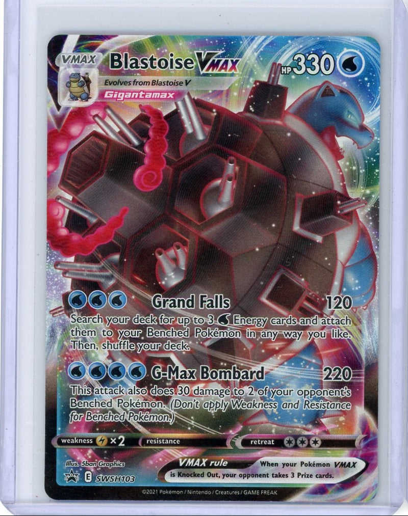 Blastoise Vmax Pokémon Black Star Promo 