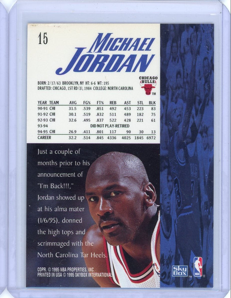 Michael Jordan 1995 SkyBox 