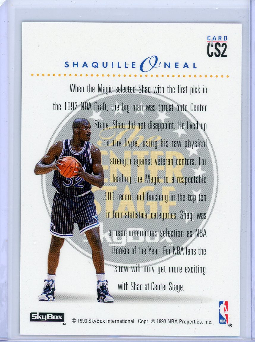 Shaquille O'Neal 1993 Skybox The Center Stage