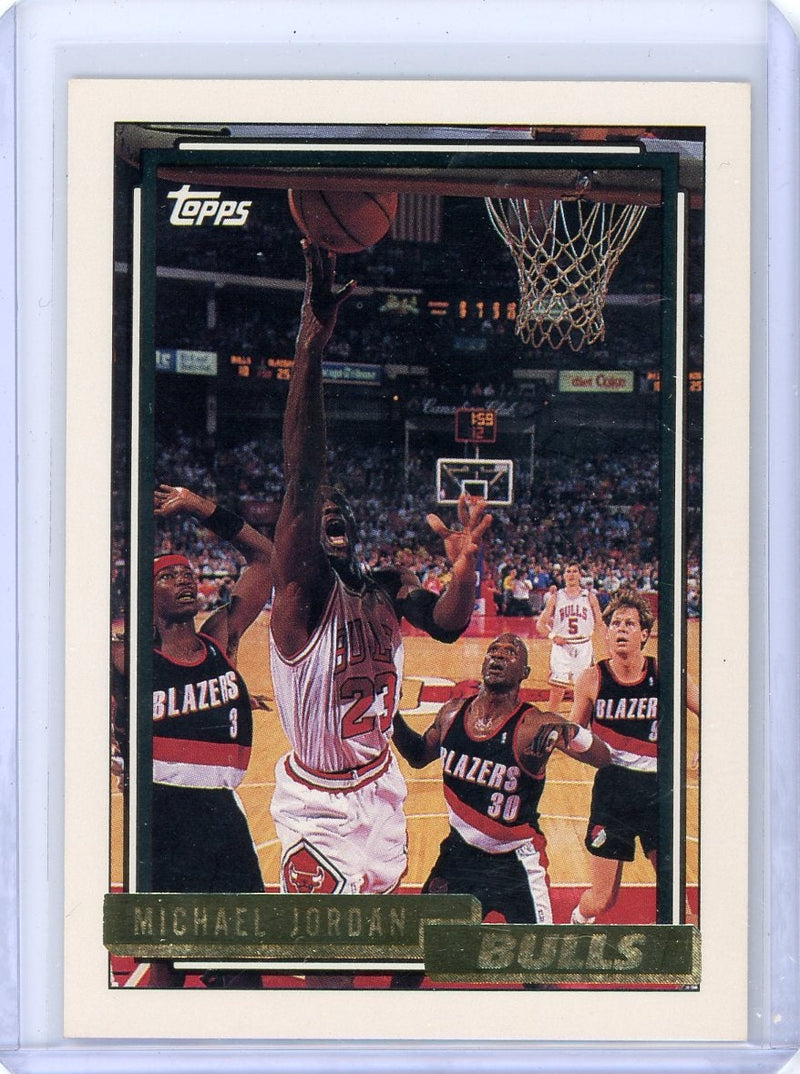 Michael Jordan 1992-93 Topps Gold 
