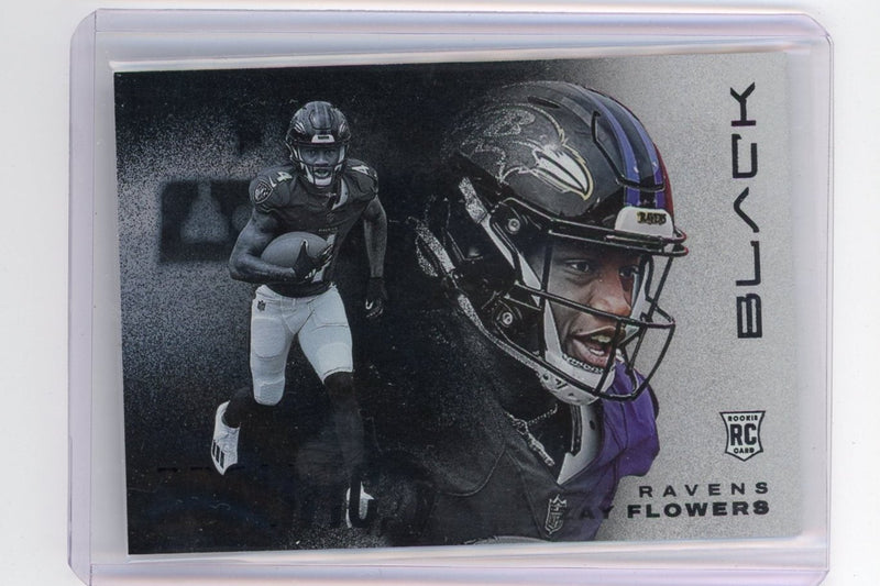 Zay Flowers 2023 Panini Black Prolific rookie card